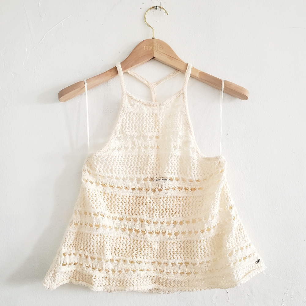 American Eagle Bohemian Fishnet Top Size XS